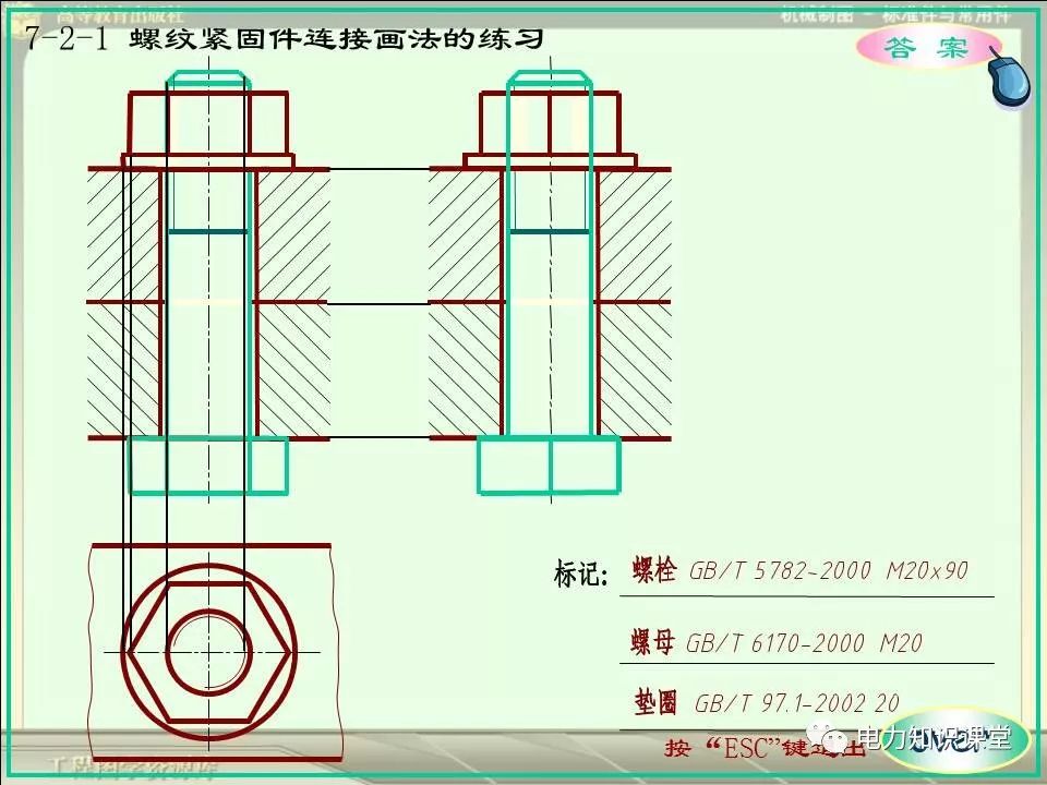 螺栓、螺帽、螺钉紧固件及其连接画法——紧固连接的应用与标准解读